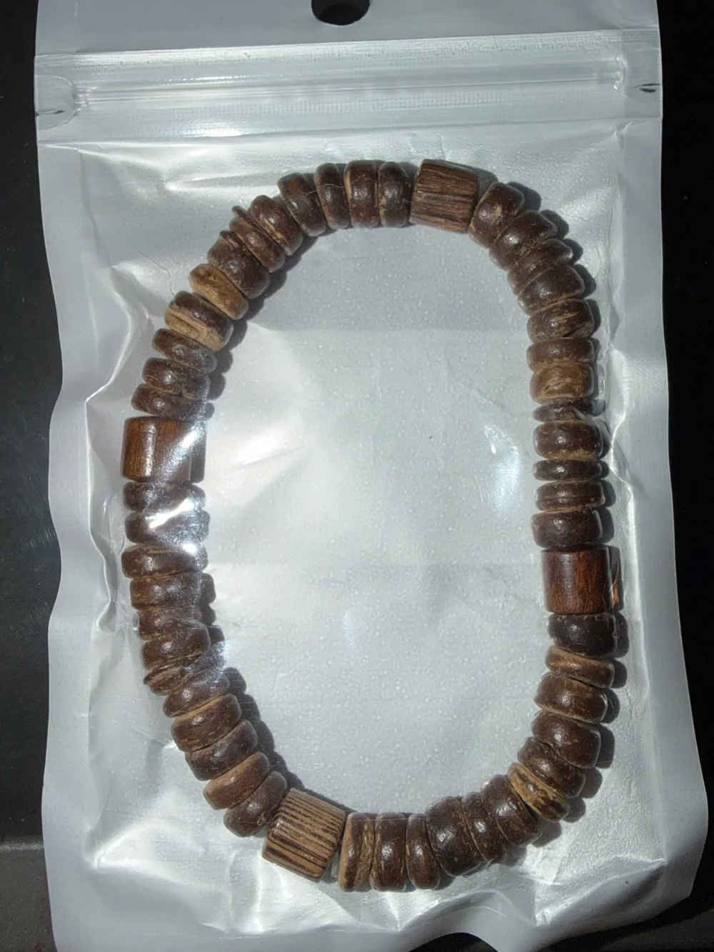 Brown Monochrome Bead Stretch Bracelet - Women Jewelry